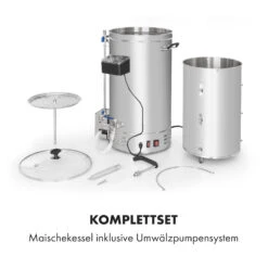 Brauheld Pro Maischekessel 2500W 35L 30-100°C Umwälzpumpe Edelstahl -Heimladen 10034587 de 0006 logo