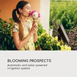 Greenkeeper Solar Bewässerungssystem Solarpanel 1.500 MAh 40 Pflanzen -Heimladen 10034626 yy 0004 logo Blumfeldt Greenkeeper Solar Bewaesserungssystem