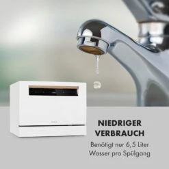 Lagoona Geschirrspülmaschine 1380W 6,5L 6 Gedecke Touch -Heimladen 10034631 de 0007 logo
