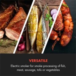 Flintstone Räucherofen 1600W Thermometer Edelstahl Elektrisch -Heimladen 10034702 yy 0006 logo Klarstein NES C16