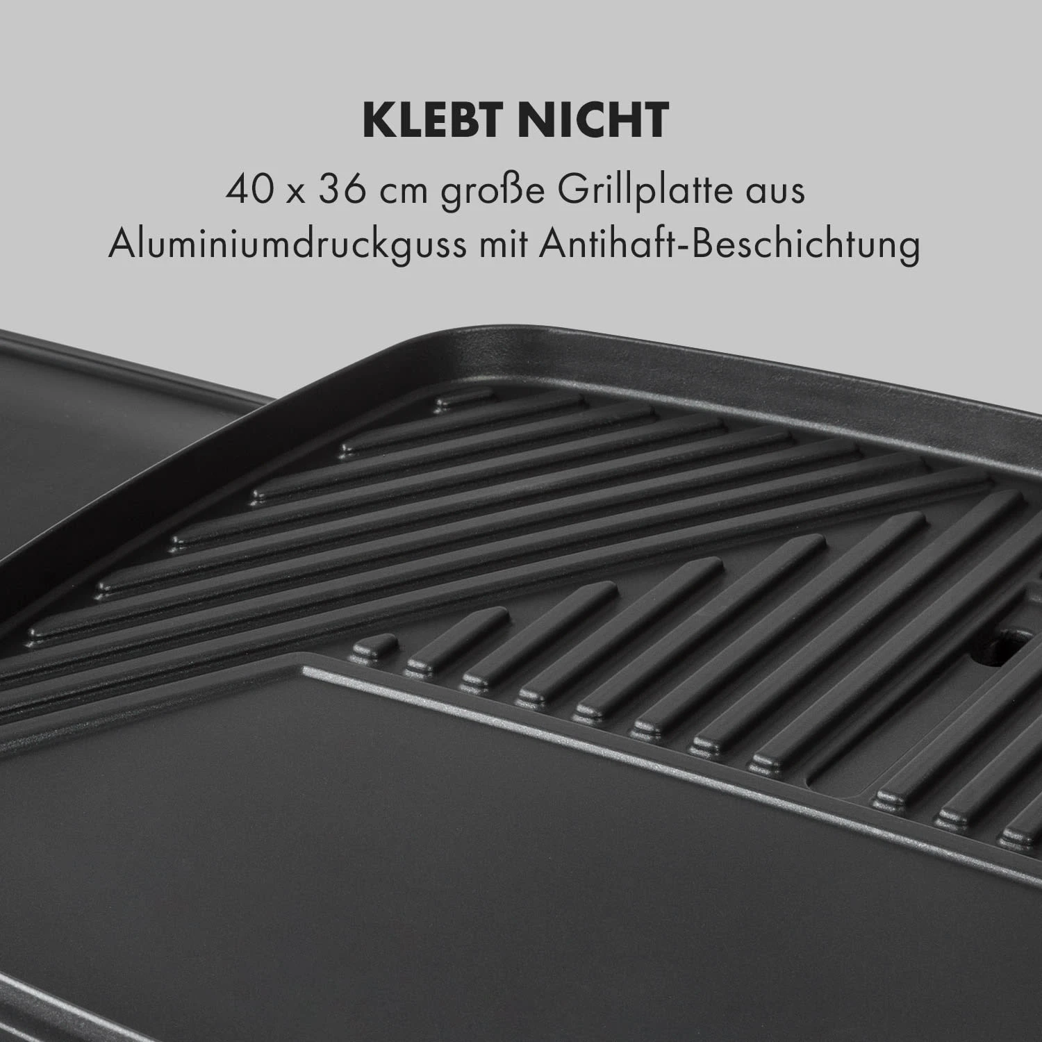 Gatsby Elektrogrill 2000W Antihaft-Grillfläche Seitentische 6 Gatsby Elektrogrill 2000W Antihaft-Grillfläche Seitentische – Bild 4