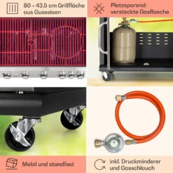 Tomahawk Gasgrill 5x3,6 KW + 2,7 KW Brenner 80x43,5 Cm Grill Edelstahl 13 Tomahawk Gasgrill 5x3,6 KW + 2,7 KW Brenner 80x43,5 Cm Grill Edelstahl -Heimladen 10034712 de 0005 usp