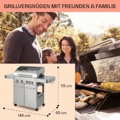 Valkyrie Gasgrill 4x3,5 KW + 3,15 KW Brenner 74x44 Cm Grill Edelstahl 15 Valkyrie Gasgrill 4x3,5 KW + 3,15 KW Brenner 74x44 Cm Grill Edelstahl -Heimladen 10034715 de 0006 usp