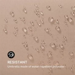 Flex-Shade L Sonnenschirm 130 X 180 Cm Polyester UV 50 Taupe -Heimladen 10034727 yy 0004 logo Blumfeldt Flex Shade L Sonnenschirm 130x180 taupe