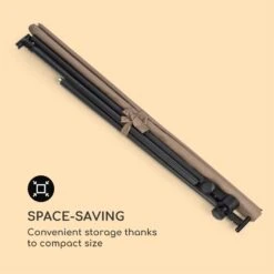 Flex-Shade L Sonnenschirm 130 X 180 Cm Polyester UV 50 Taupe -Heimladen 10034727 yy 0006 logo Blumfeldt Flex Shade L Sonnenschirm 130x180 taupe