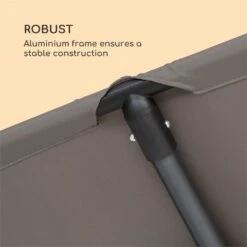 Flex-Shade XL Sonnenschirm 150 X 210 Cm Polyester UV 50 Dunkelgrau -Heimladen 10034728 yy 0005 logo Blumfeldt Flex Shade XL Sonnenschirm 150x210 grau