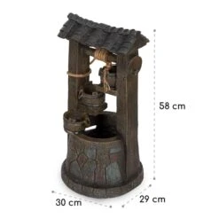 Speyer Kaskadenbrunnen Gartenbrunnen 4 Stufen Akku 2,8W Solar LED -Heimladen 10034731 yy 0008 logo Blumfeldt Speyer Kaskadenbrunnen