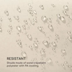 Belo Horizonte Sonnenschirm Sonnenschutz Ø 292cm Polyester Wasserabweisend Inkl. Standbasis Creme -Heimladen 10034743 yy 0007 logo blumfeldt Belo Horizonte Sonnenschirm creme