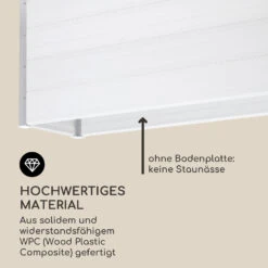 Nova Grow Gartenbeet 195 X 91 X 50 Cm WPC Holzoptik Weiß 14 Nova Grow Gartenbeet 195 X 91 X 50 Cm WPC Holzoptik Weiß -Heimladen 10034748 de 0004 logo