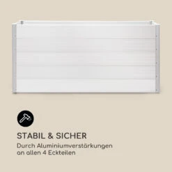 Nova Grow Gartenbeet 195 X 91 X 50 Cm WPC Holzoptik Weiß 18 Nova Grow Gartenbeet 195 X 91 X 50 Cm WPC Holzoptik Weiß -Heimladen 10034748 de 0008 logo