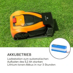 Garden Hero Rasenmähroboter 5,2 Ah Akkubetrieb Bis 1.200 M² Orange -Heimladen 10034749 de 0007 logo