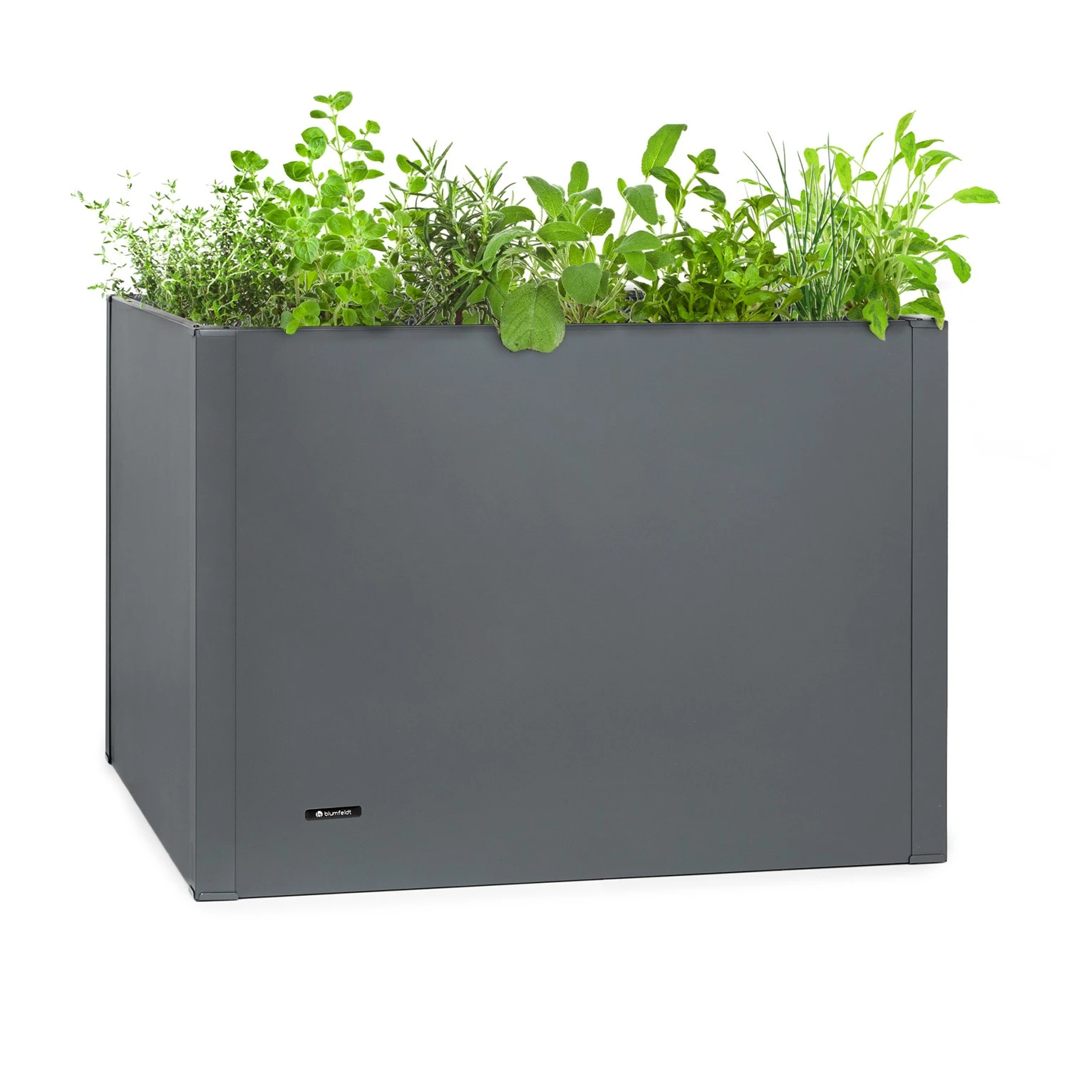 Highgrow Deluxe Hochbeet 100 X 76 X 100 Cm Verzinkter Stahl 3 Highgrow Deluxe Hochbeet 100 X 76 X 100 Cm Verzinkter Stahl