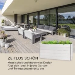 Nova Grow Gartenbeet 195 X 91 X 100 Cm WPC Holzoptik Weiß 13 Nova Grow Gartenbeet 195 X 91 X 100 Cm WPC Holzoptik Weiß -Heimladen 10034752 de 0003 logo