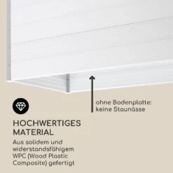 Nova Grow Gartenbeet 195 X 91 X 100 Cm WPC Holzoptik Weiß 14 Nova Grow Gartenbeet 195 X 91 X 100 Cm WPC Holzoptik Weiß -Heimladen 10034752 de 0004 logo