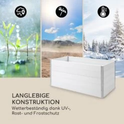 Nova Grow Gartenbeet 195 X 91 X 100 Cm WPC Holzoptik Weiß 15 Nova Grow Gartenbeet 195 X 91 X 100 Cm WPC Holzoptik Weiß -Heimladen 10034752 de 0005 logo