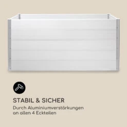 Nova Grow Gartenbeet 195 X 91 X 100 Cm WPC Holzoptik Weiß 18 Nova Grow Gartenbeet 195 X 91 X 100 Cm WPC Holzoptik Weiß -Heimladen 10034752 de 0008 logo