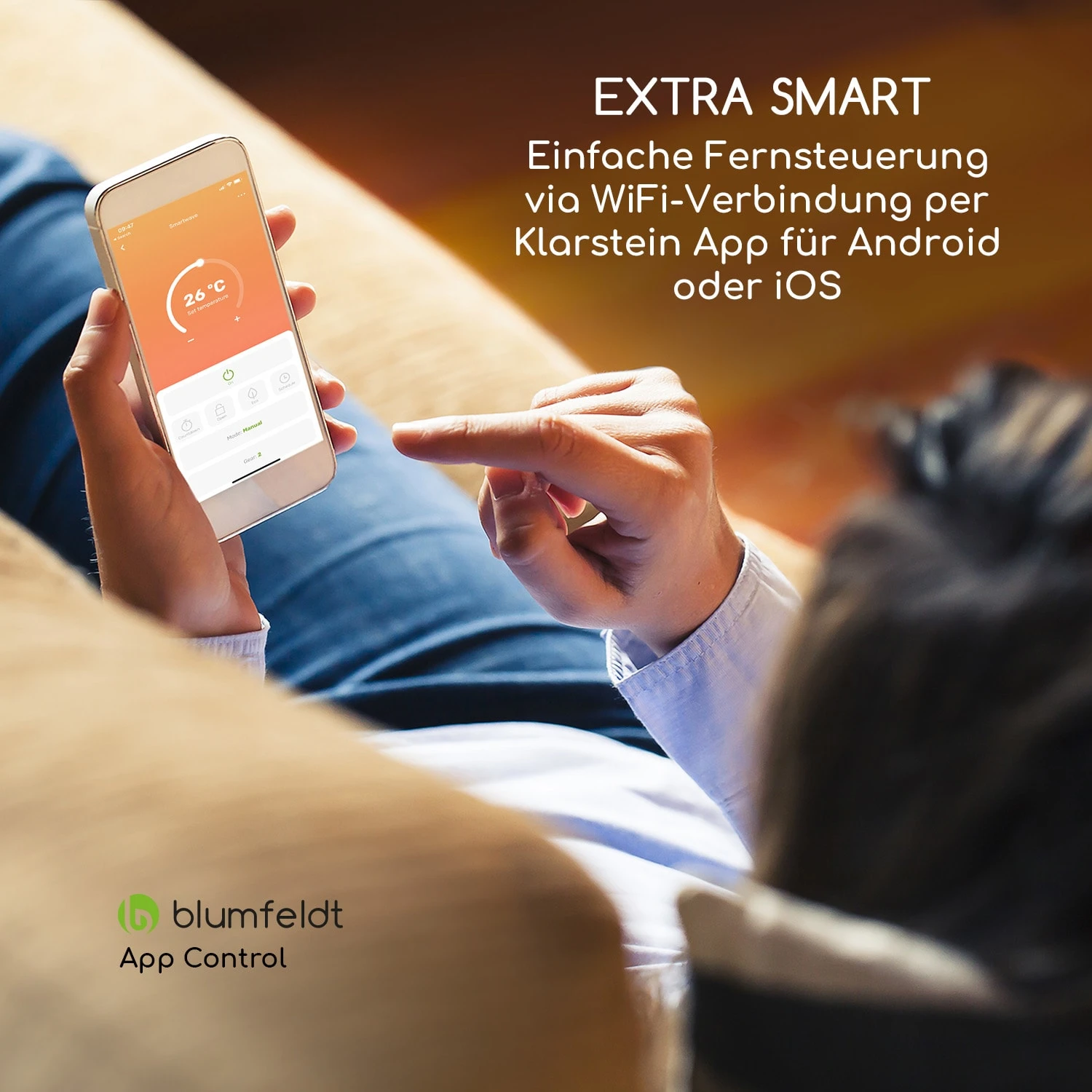 Smartwave Infrarot-Heizstrahler Carbonröhre 2400W WiFi Appsteuerung 4 Smartwave Infrarot-Heizstrahler Carbonröhre 2400W WiFi Appsteuerung – Bild 2