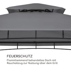 Steakhouse Wings Pavillon 244x260x152cm 160 G/m² PE Flammhemmend Stahl -Heimladen 10034765 de 0004 logo