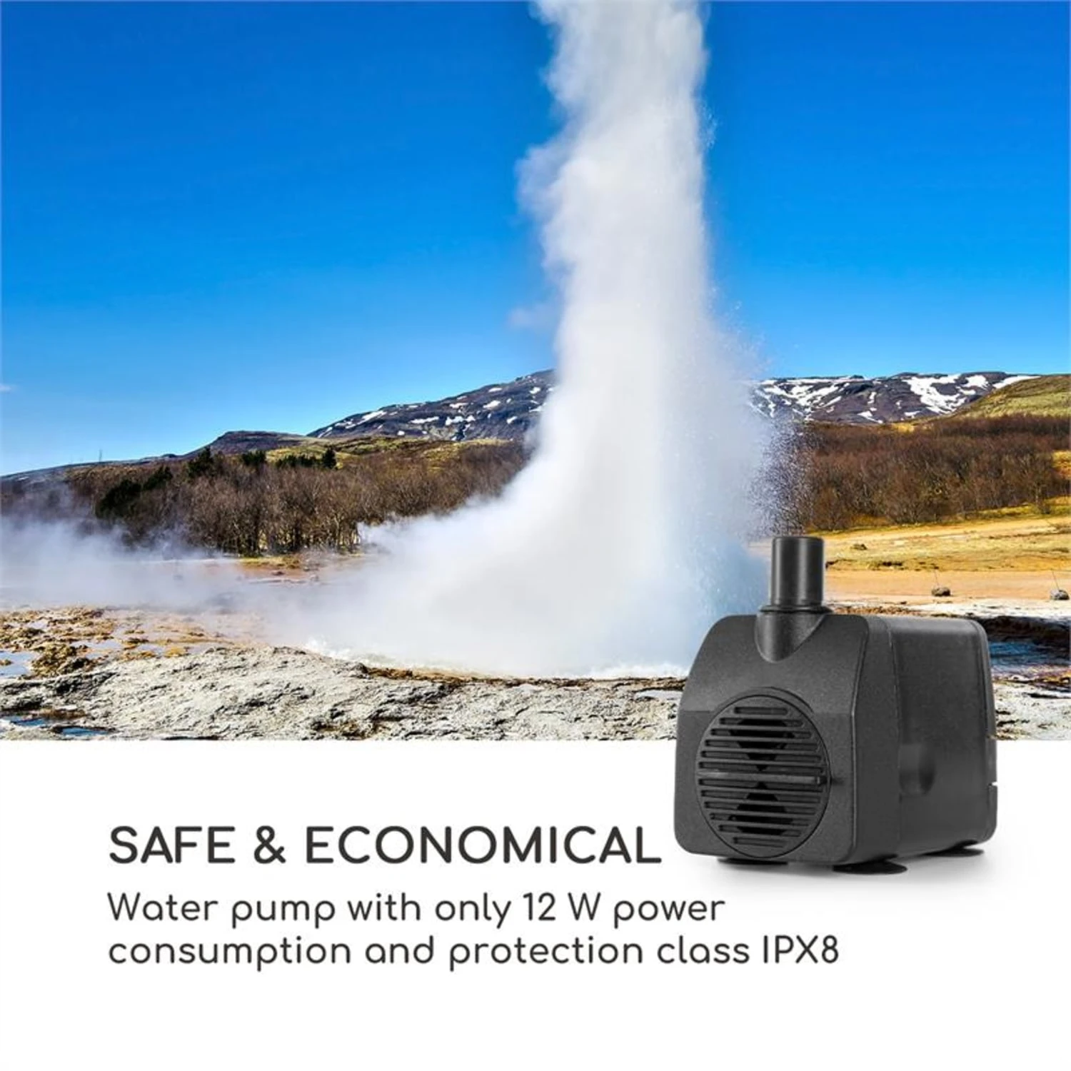 Riverrun Gartenbrunnen Zimmerbrunnen Indoor Outdoor 12W Pumpe LED-Ring 9 Riverrun Gartenbrunnen Zimmerbrunnen Indoor Outdoor 12W Pumpe LED-Ring – Bild 7