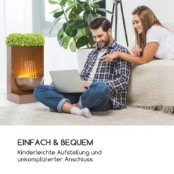 Windflower Gartenbrunnen Pflanzschale 11 W Indoor & Outdoor Verzinkt -Heimladen 10034778 de 0003 logo