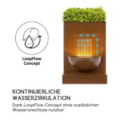 Windflower Gartenbrunnen Pflanzschale 11 W Indoor & Outdoor Verzinkt -Heimladen 10034778 de 0005 logo