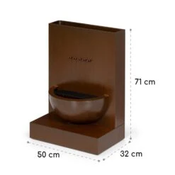 Windflower Gartenbrunnen Pflanzschale 11 W Indoor & Outdoor Verzinkt -Heimladen 10034778 yy 0009 logo Blumfeldt Windflower Gartenbrunnen Zimmerbrunnen