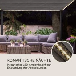 Pantheon RemoteShade Ambient Pavillon Motor-Dach 3x3m LED-Licht PE -Heimladen 10034782 de 0004 logo