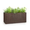 Solid Grow Rust Pflanzgefäß 80 X 38 X 38 Cm Fibreclay Rostfarben -Heimladen 10034788 yy 0001 titel Blumfeldt Solid Grow Rust Pflanzgefaess 80x38x38cm