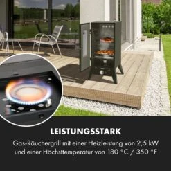 Pasadena Gas-Räuchergrill 2,5 KW Heizleistung 180 °C / 350 °F Max. -Heimladen 10034818 de 0002 logo