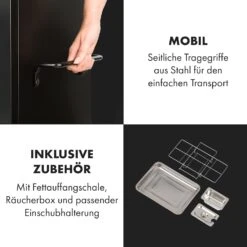 Pasadena Gas-Räuchergrill 2,5 KW Heizleistung 180 °C / 350 °F Max. -Heimladen 10034818 de 0009 logo