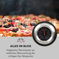 Pizzaiolo Pro Pizza-Gasgrill 76x143x66cm Schamottestein Stahl Mobil -Heimladen 10034844 de 0006 logo