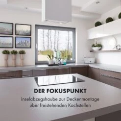 Structura Inselabzugshaube Abluft 641 M³/h Max. LED-Licht Edelstahl -Heimladen 10034849 de 0005 logo