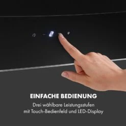 Antonia Dunstabzugshaube Kopffrei 90cm 350m³/h Touch-Bedienfeld Glas -Heimladen 10034868 de 0006 logo