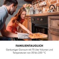 Elizabeth Einbaubackofen Retro 2200 Watt 70l Messingoptik Display -Heimladen 10034880 de 0003 logo