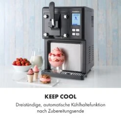 Sweet Sundae Eiscrememaschine Kompressor 1,5l Edelstahl Schwarz -Heimladen 10034911 de 0006 logo