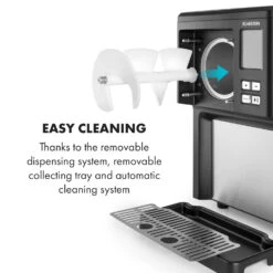 Sweet Sundae Eiscrememaschine Kompressor 1,5l Edelstahl Schwarz -Heimladen 10034911 uk 0008 logo Klarstein Sahnehaeubchen Eiscrememaschine schwarz