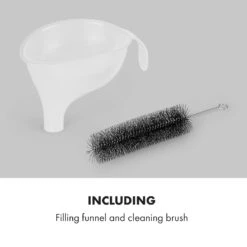 Sweet Sundae Eiscrememaschine Kompressor 1,5l Edelstahl Schwarz -Heimladen 10034911 uk 0009 logo Klarstein Sahnehaeubchen Eiscrememaschine schwarz