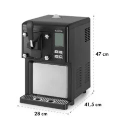 Sweet Sundae Eiscrememaschine Kompressor 1,5l Edelstahl Schwarz -Heimladen 10034911 yy 0010 logo Klarstein Sahnehaeubchen Eiscrememaschine schwarz