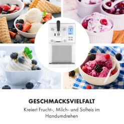 Sweet Sundae Eiscrememaschine Kompressor 1,5l Edelstahl Weiß -Heimladen 10034912 de 0004 logo