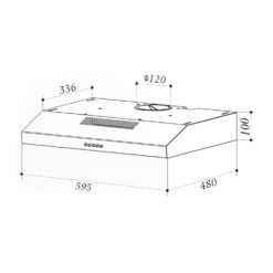Contempo Neo Unterbau-Dunstabzugshaube 60cm 175m³/h LED Edelstahl Acryl Weiß -Heimladen 10034961 yy 0009 logo Klarstein Contempo Neo Unterbau Haube weiss