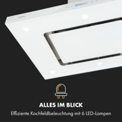 Valeria Inselhaube 90cm 650m³/h Touch EEC A LED Glas Edelstahl -Heimladen 10034974 de 0003 logo