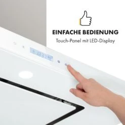 Valeria Inselhaube 90cm 650m³/h Touch EEC A LED Glas Edelstahl -Heimladen 10034974 de 0007 logo