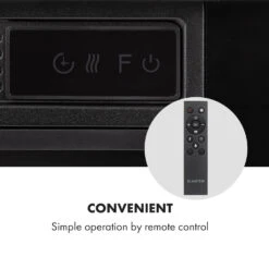 Vulsini Elektro-Kamin 1900 W LED-Technik Fernbedienung -Heimladen 10035037 uk 0004 logo Klarstein Vulsini Elektrischer Kamin schwarz