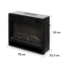 Vulsini Elektro-Kamin 1900 W LED-Technik Fernbedienung -Heimladen 10035037 yy 0009 logo Klarstein Vulsini Elektrischer Kamin schwarz