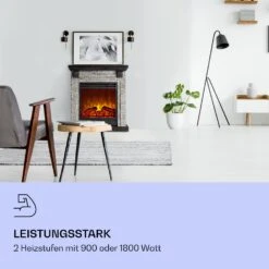 Etna Elektrokamin 1800W Wochentimer Fernbedienung LED -Heimladen 10035043 de 0002 logo