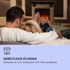 Etna Elektrokamin 1800W Wochentimer Fernbedienung LED -Heimladen 10035043 de 0004 logo