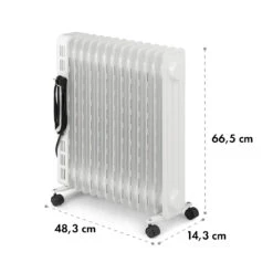 Thermaxx Heatstream Ölradiator 2500W 5-35 °C 24h-Timer -Heimladen 10035055 yy 0010 logo Klarstein Thermaxx Heatstream Oelradiator Weiss