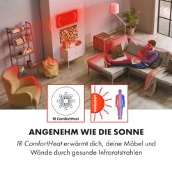 Wonderwall Air Art Smart Infrarotheizung 60x60cm 350W Wandinstallation App-Steuerung Mandelblüten -Heimladen 10035112 de 0003 logo