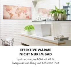 Wonderwall Air Art Smart Infrarotheizung 120x60cm 700W Wandinstallation App-Steuerung Weltkarte -Heimladen 10035128 de 0006 logo