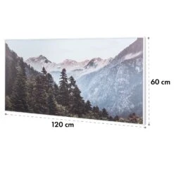 Wonderwall Air Art Smart Infrarotheizung 120x60cm 700W Wandinstallation App-Steuerung Berge -Heimladen 10035129 yy 0009 logo Klarstein WonderwallAirArt Smart 700W60x120 Mntn